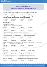 Đề thi học kì 2 Tiếng Anh 8 Right on! - Đề số 5